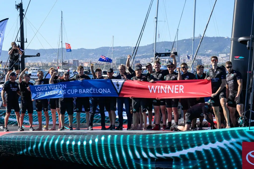Triplé historique pour Emirates Team New Zealand 6 America's Cup winner