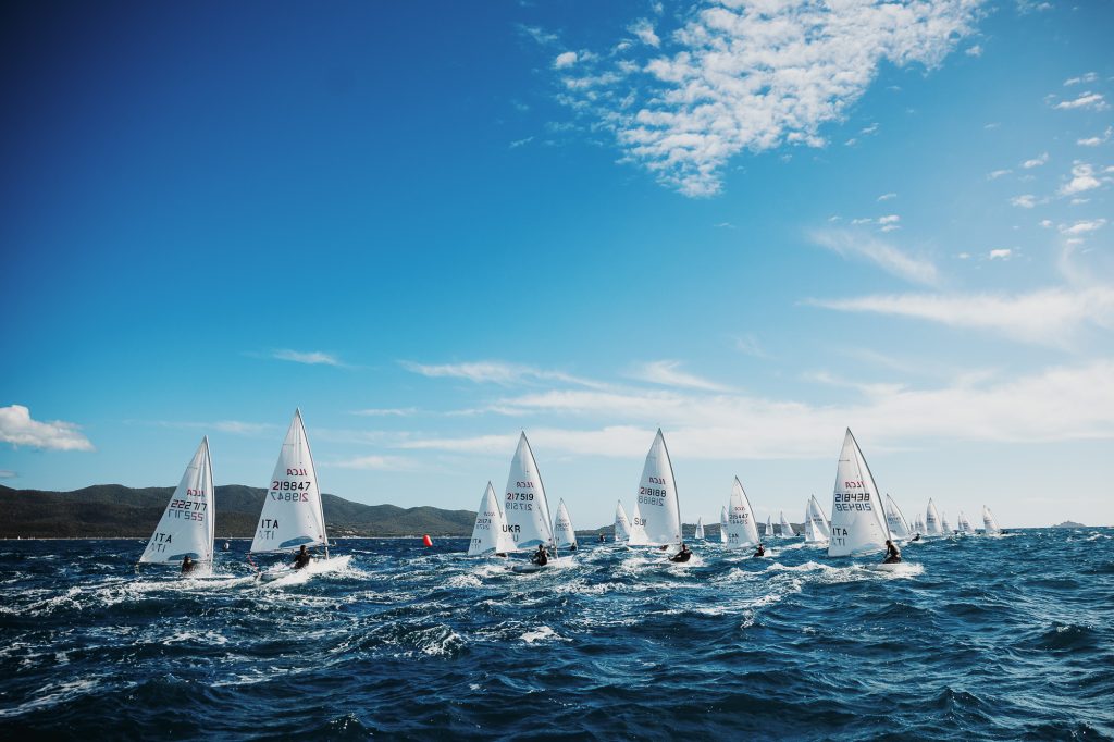 ilca en régate EuropaCup
