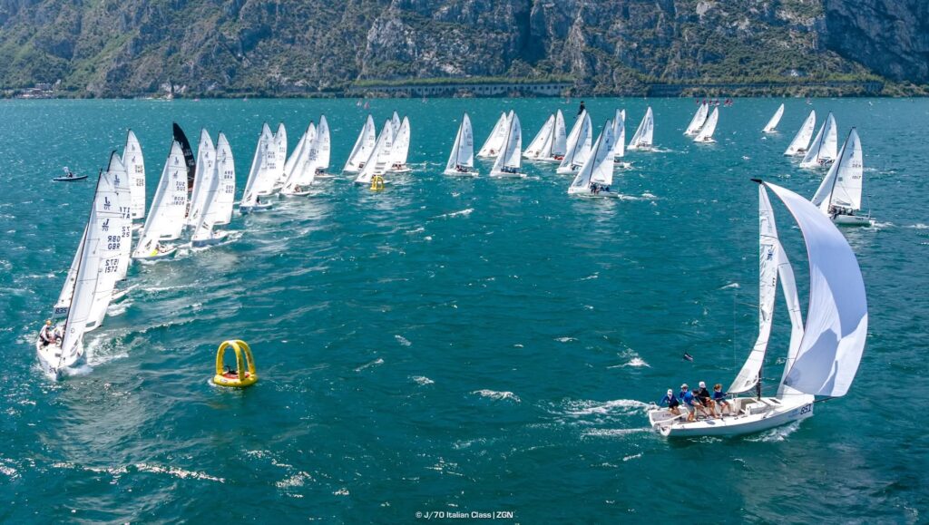 Stefano Roberti brille sur le lac de Garde 6 J/70 - Championnat du monde – Torbole